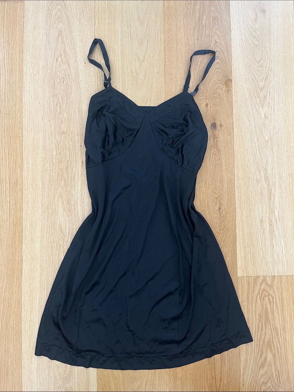 Vintage Black Slip Dress